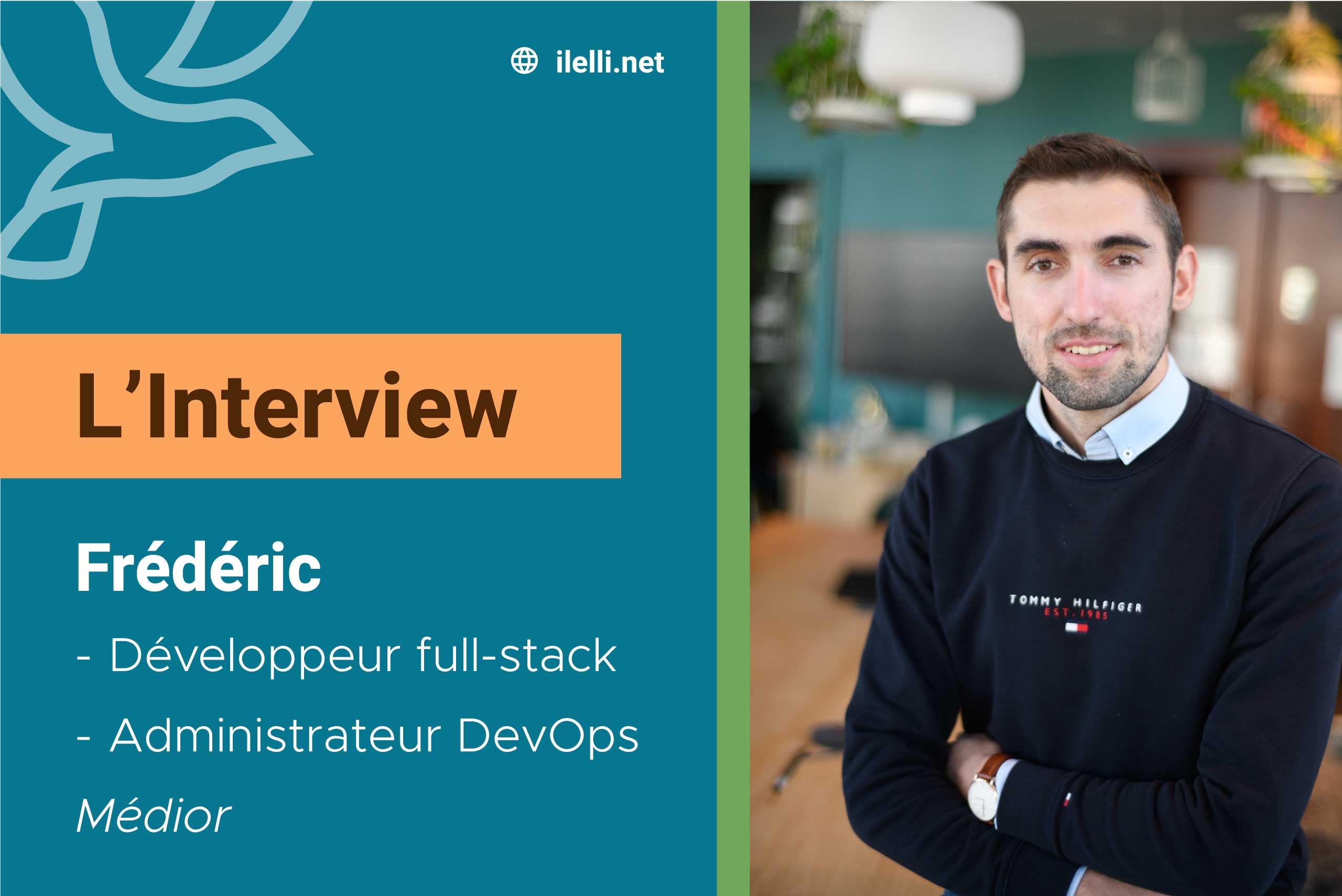 Photo de fred, interviewé, développeur back-end et administrateur devops.